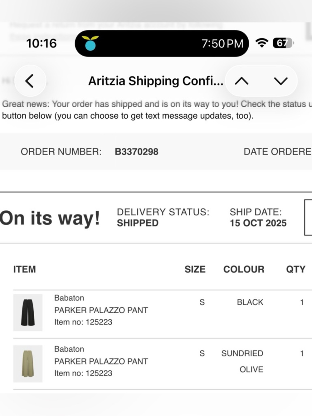 Aritzia Babaton Parker Palazzo Pant Studio Drape Sundried Olive Size Small - Picture 5 of 5